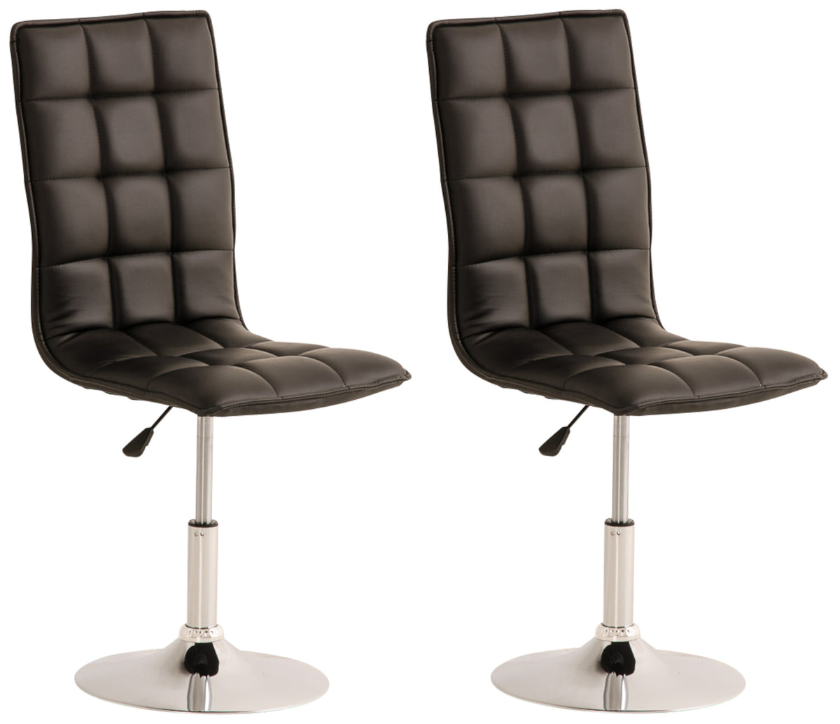 2-delige set eetkamerstoelen Peking