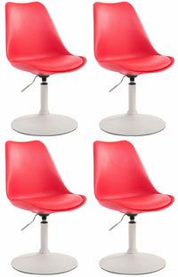 4-delige set eetkamerstoelen Maverick W kunststof