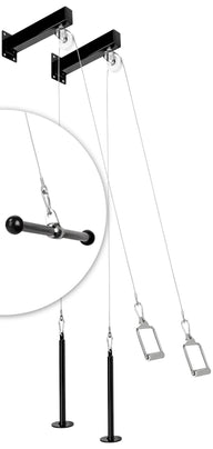 Kabeltreksysteem + handgrepenset voor lat-pulldown