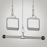 Kabeltreksysteem + handgrepenset voor lat-pulldown (3)