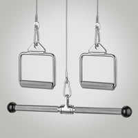 Kabeltreksysteem + handgrepenset voor lat-pulldown (3)