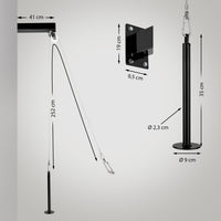 Kabeltreksysteem + handgrepenset voor lat-pulldown (7)
