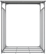 Brandhoutopslag + afdekzeil Ruston aluminium M (3)