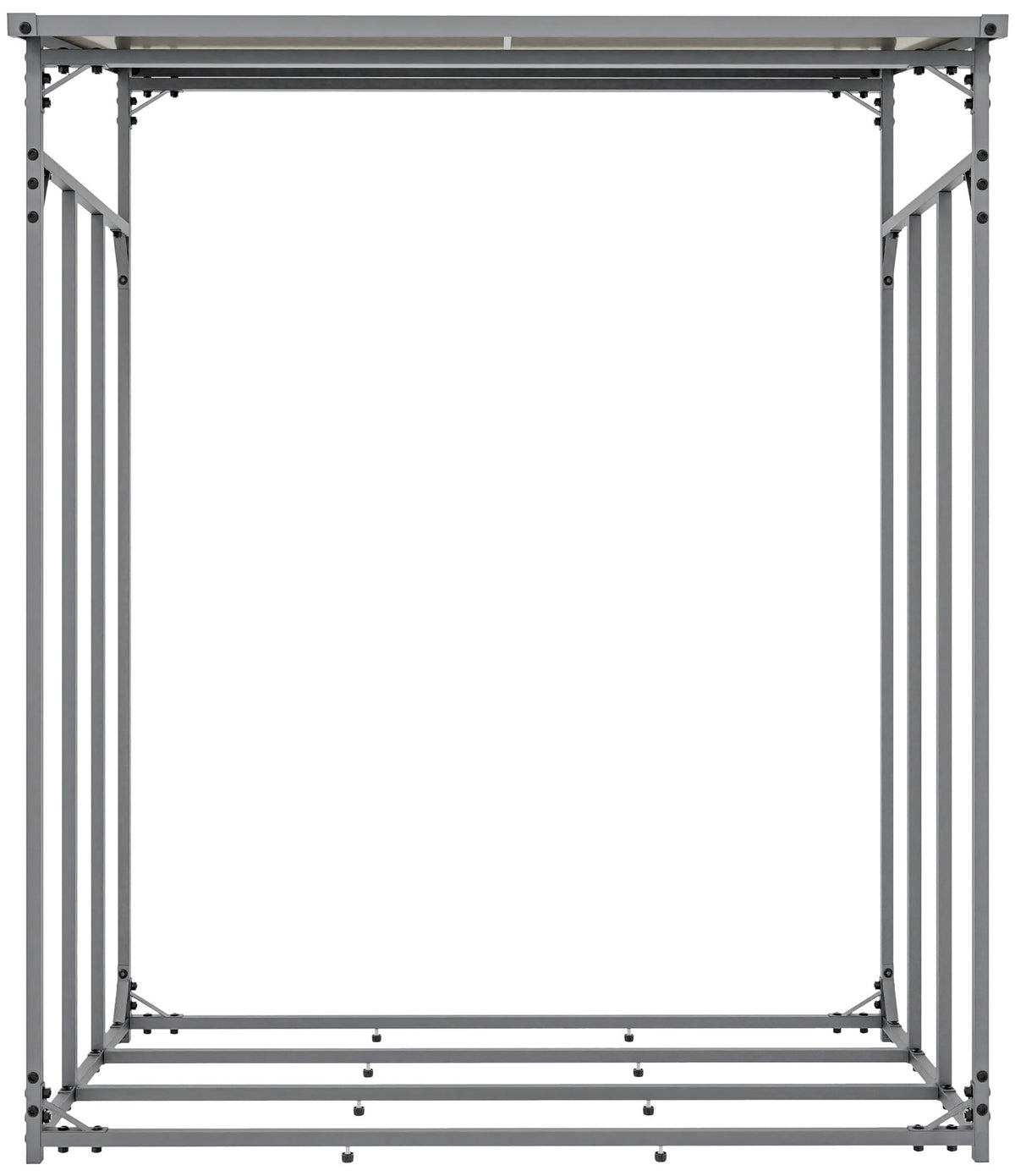 Brandhoutopslag + afdekzeil Ruston aluminium M (3)