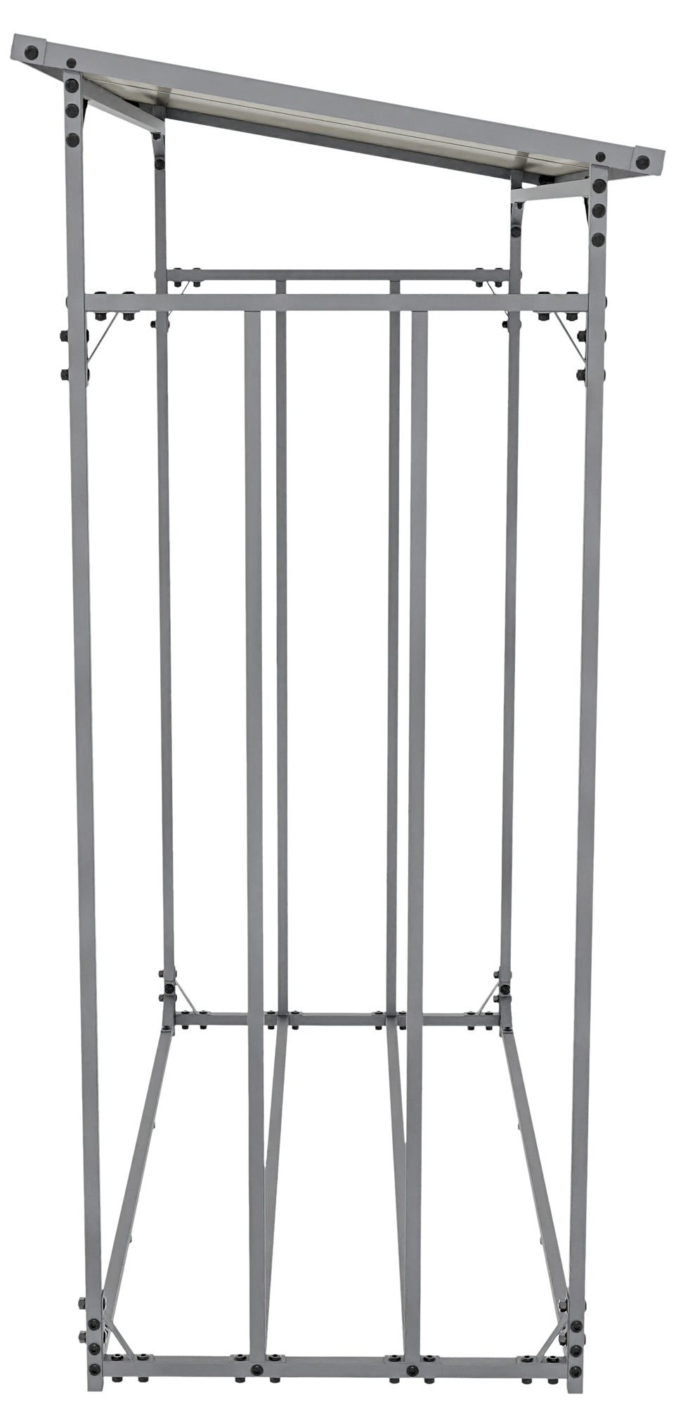 Brandhoutopslag + afdekzeil Ruston aluminium M (4)