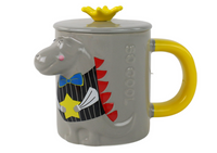 Grijze dinosaurus-theebeker, 400 ml (3)