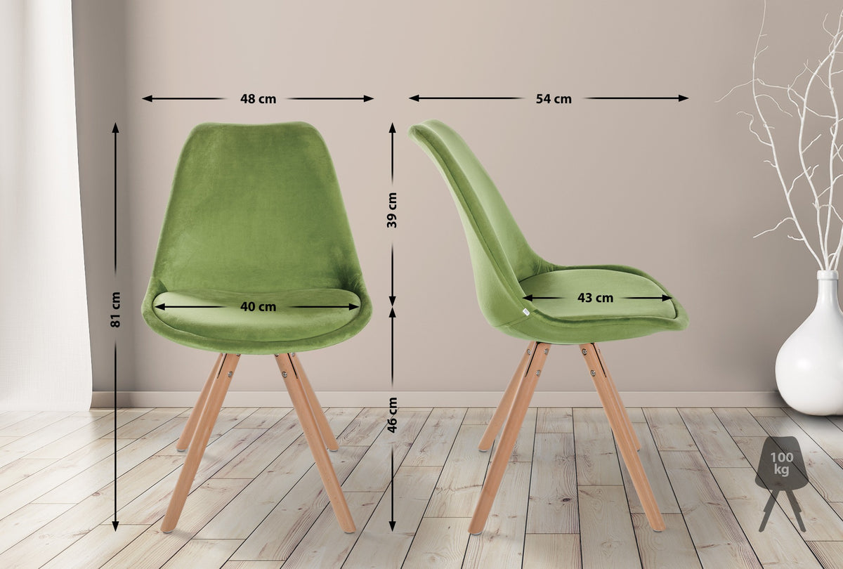 Stoel Sofia fluweel rond (10)