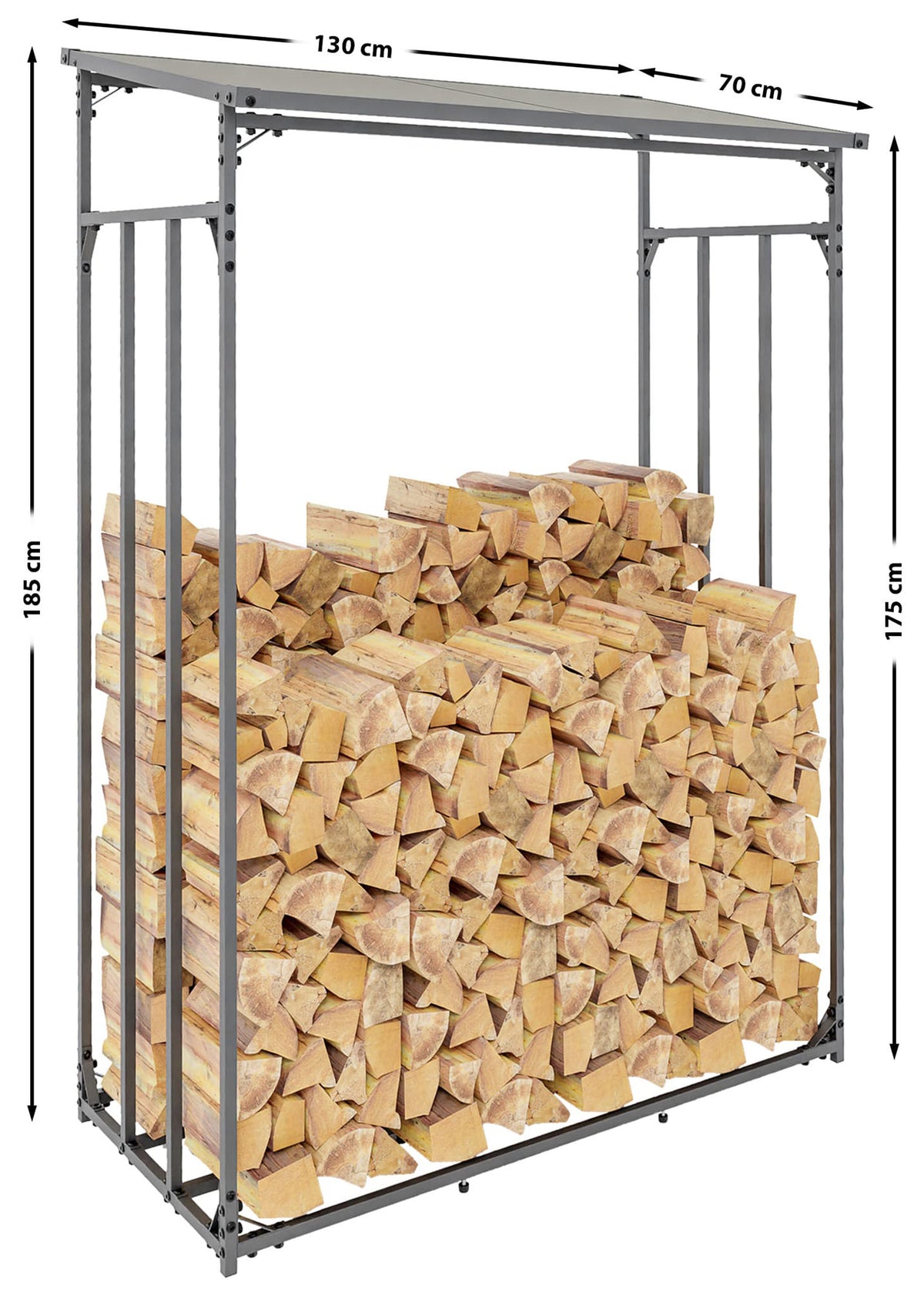 Haardhoutopslag Ruston Aluminium L (3)