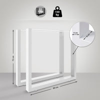2x Tafelpoten Velden 80 cm (9)