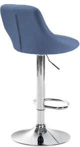 Barkruk Lazio stof chroom (5)