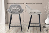Barkruk Gibson fluweel (2)