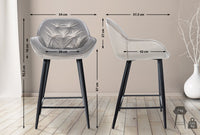 Barkruk Gibson fluweel (2)