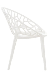 2-delige set stapelstoelen CRYSTAL