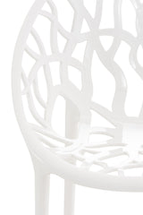 2-delige set stapelstoelen CRYSTAL