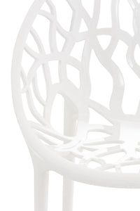 2-delige set stapelstoelen CRYSTAL
