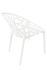 2-delige set stapelstoelen CRYSTAL