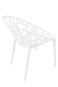 2-delige set stapelstoelen CRYSTAL