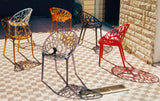 2-delige set stapelstoelen CRYSTAL