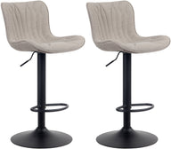 Set van 2 barkrukken Linus stof