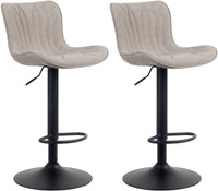 Set van 2 barkrukken Linus stof