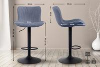 Set van 2 barkrukken Linus stof (6)