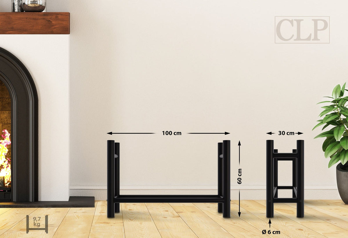 Haardhoutstandaard Medya rond 30x100x60 cm (2)