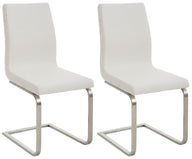 2-delige set eetkamerstoelen Belfort stof