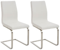 2-delige set eetkamerstoelen Belfort stof