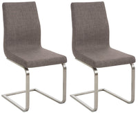 2-delige set eetkamerstoelen Belfort stof (9)