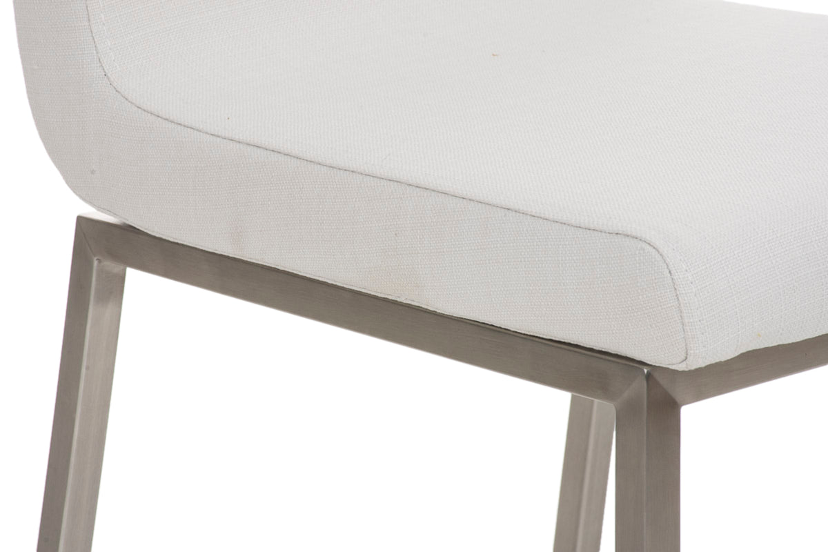 Set van 2 eetkamerstoelen Colmar stof (5)