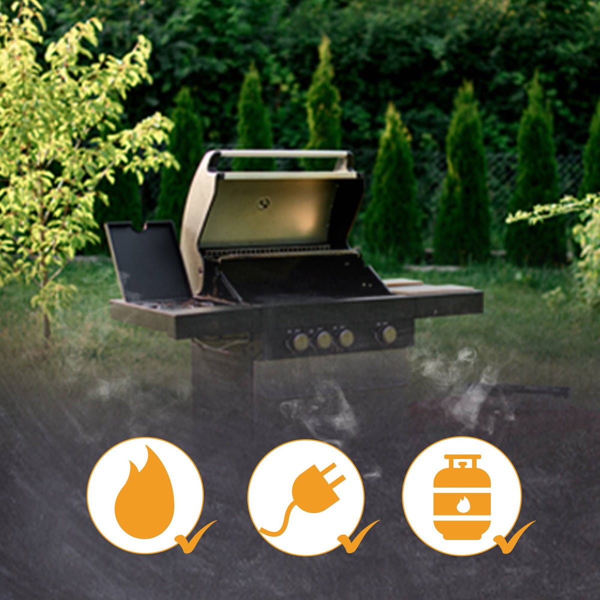 Grillrooster set 44,5x26 cm (5)