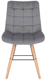 Set van 2 stoelen Leni fluweel (4)