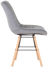 Set van 2 stoelen Leni fluweel (5)