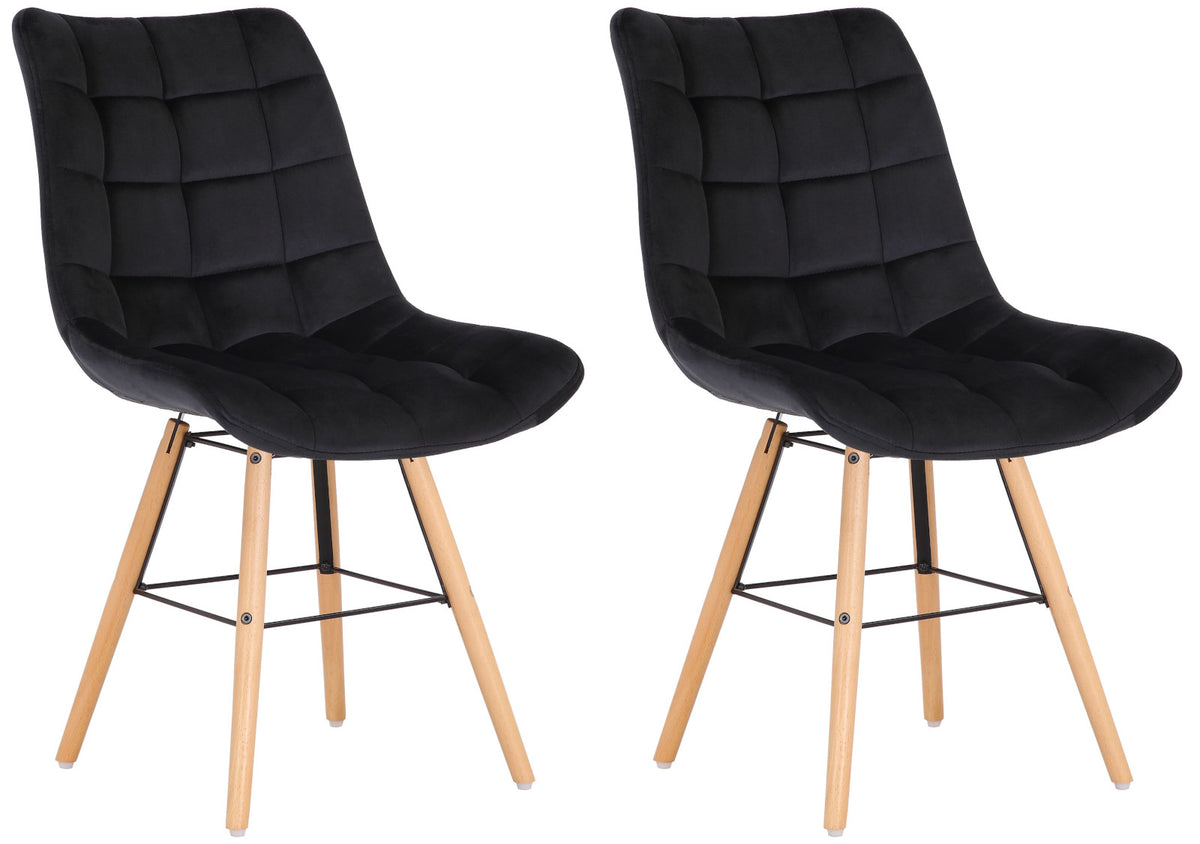 Set van 2 stoelen Leni fluweel (9)