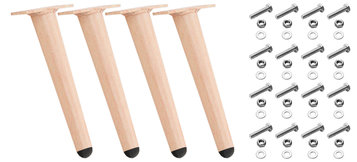 Set van 4 meubelpoten 26 cm (6)