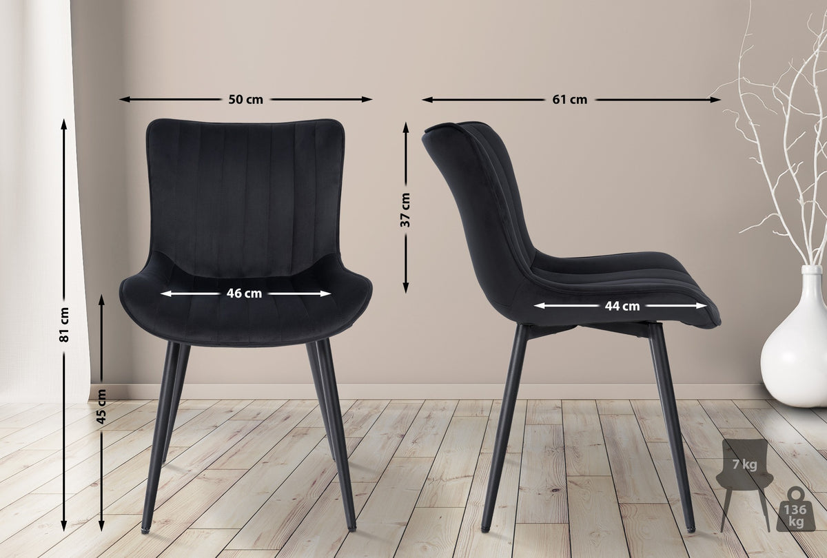 Stoel Largo fluweel (10)