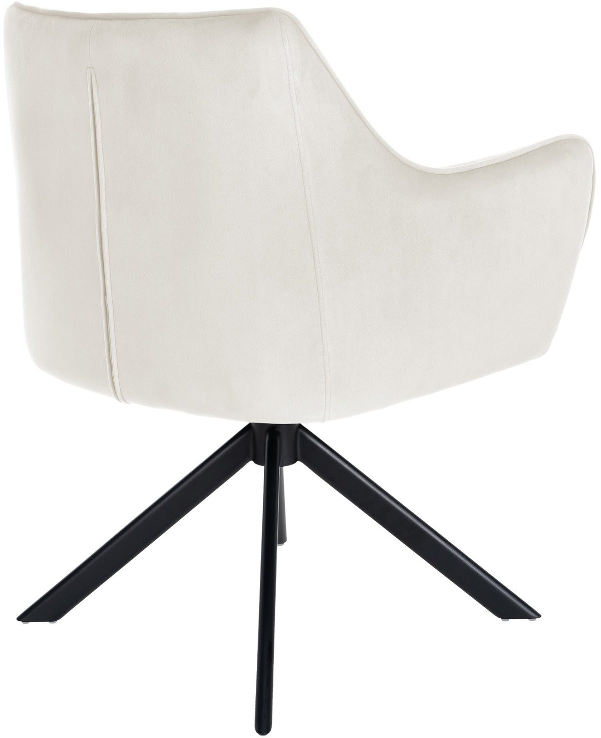 Eetkamerstoel Swing fluweel zwart (6)