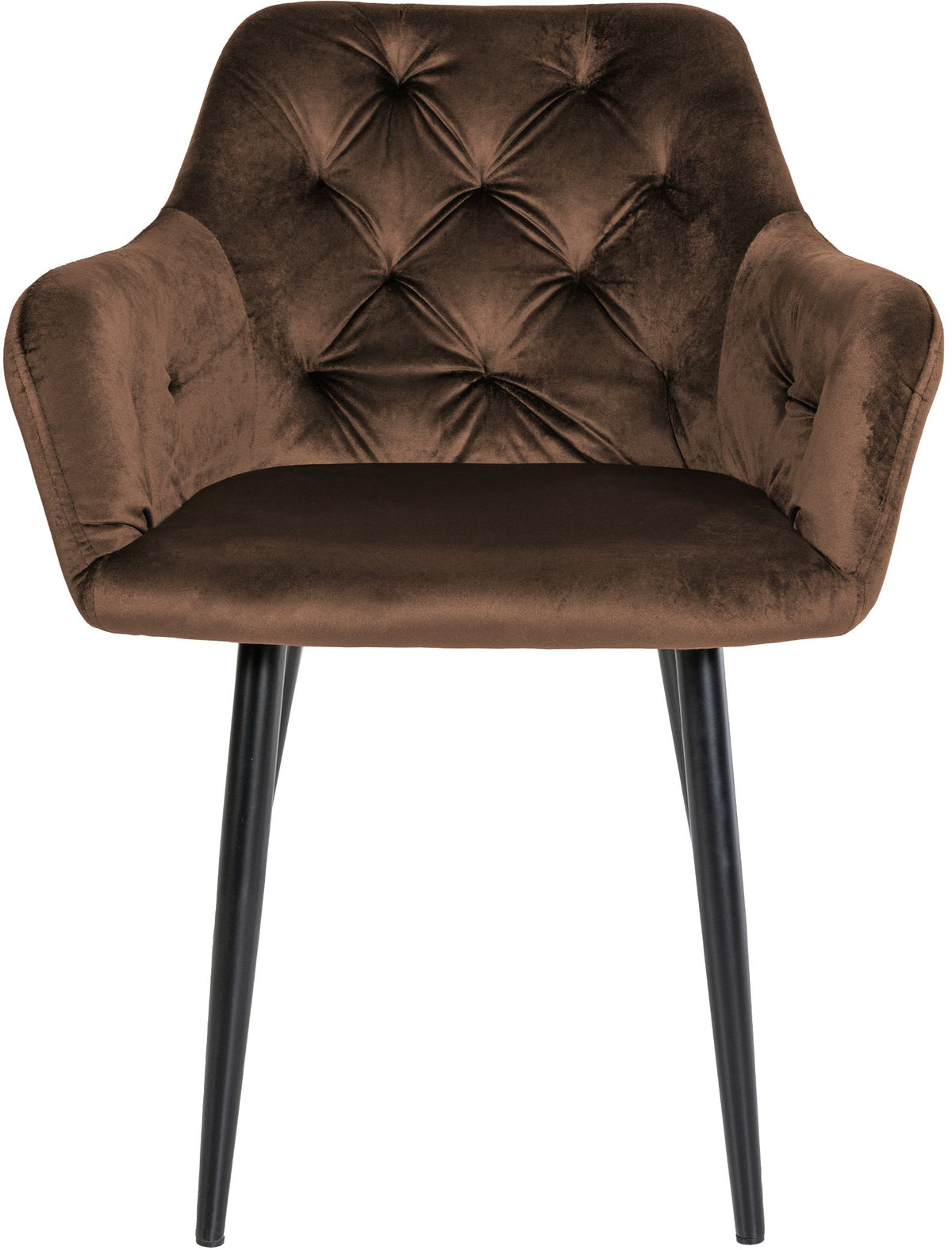 Set van 2 eetkamerstoelen Stanley fluweel (4)