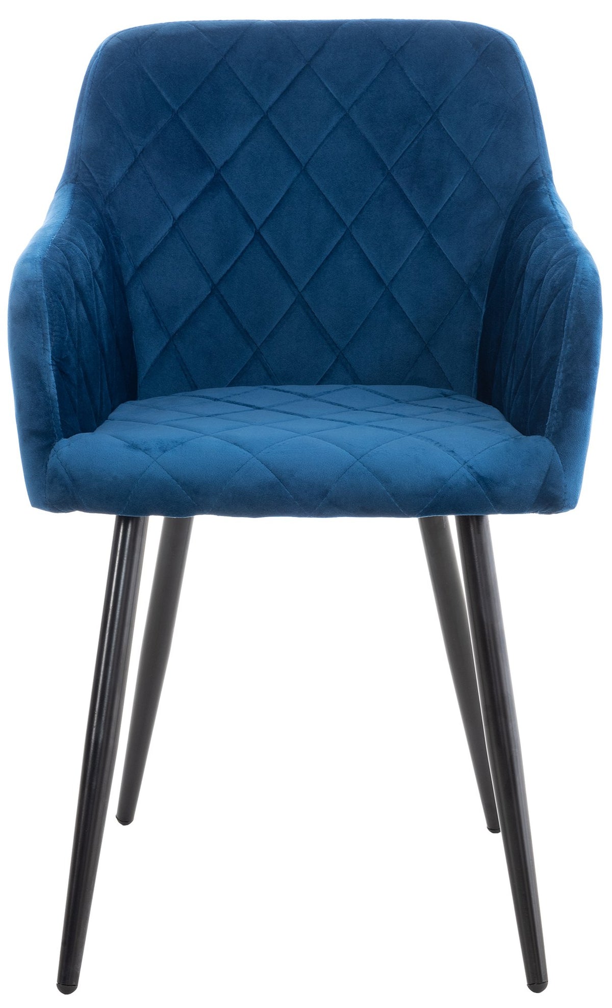2-delige set eetkamerstoel Shila fluweel (10)