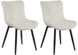 Set van 2 stoelen Largo fluweel
