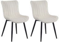 Set van 2 stoelen Largo fluweel