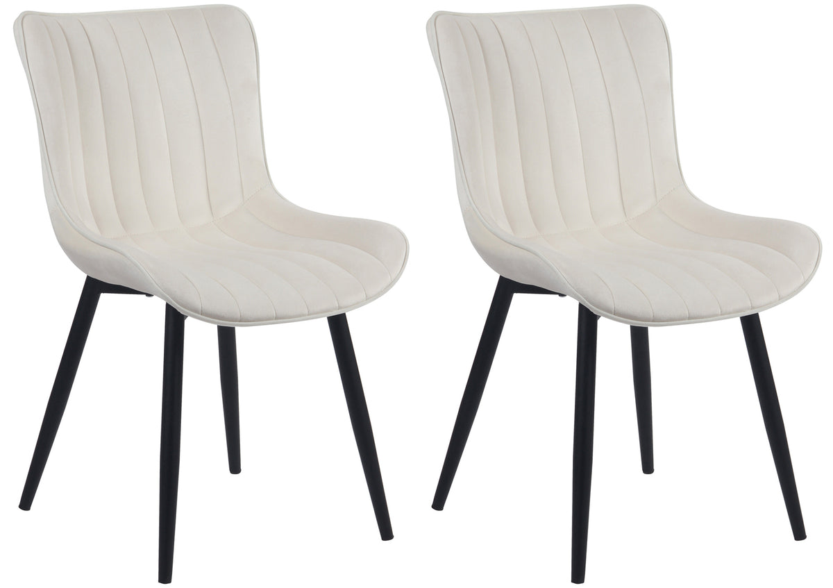 Set van 2 stoelen Largo fluweel