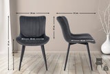 Set van 2 stoelen Largo fluweel (10)