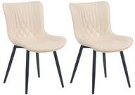 Set van 2 stoelen Brady kunstleer