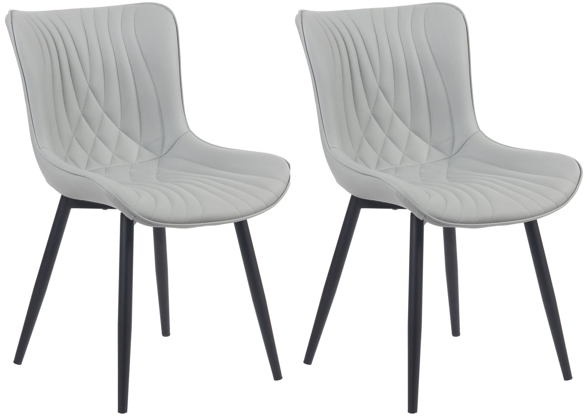 Set van 2 stoelen Brady kunstleer (9)