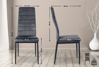 Eetkamerstoel Mayfair fluweel (2)