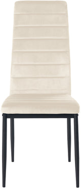 4-delige set eetkamerstoelen Mayfair fluweel (3)
