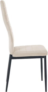 4-delige set eetkamerstoelen Mayfair fluweel (4)