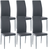 6-delige set eetkamerstoelen Savino kunstleer (9)