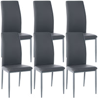 6-delige set eetkamerstoelen Savino kunstleer (9)